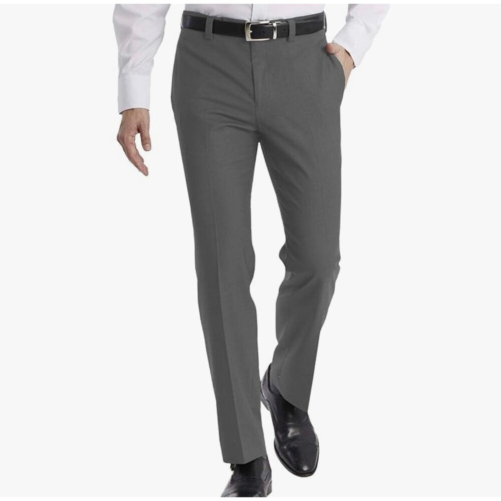 Calvin Klein Men's Modern Fit Dress Pants Size 30x30 Medium Grey New With Tags